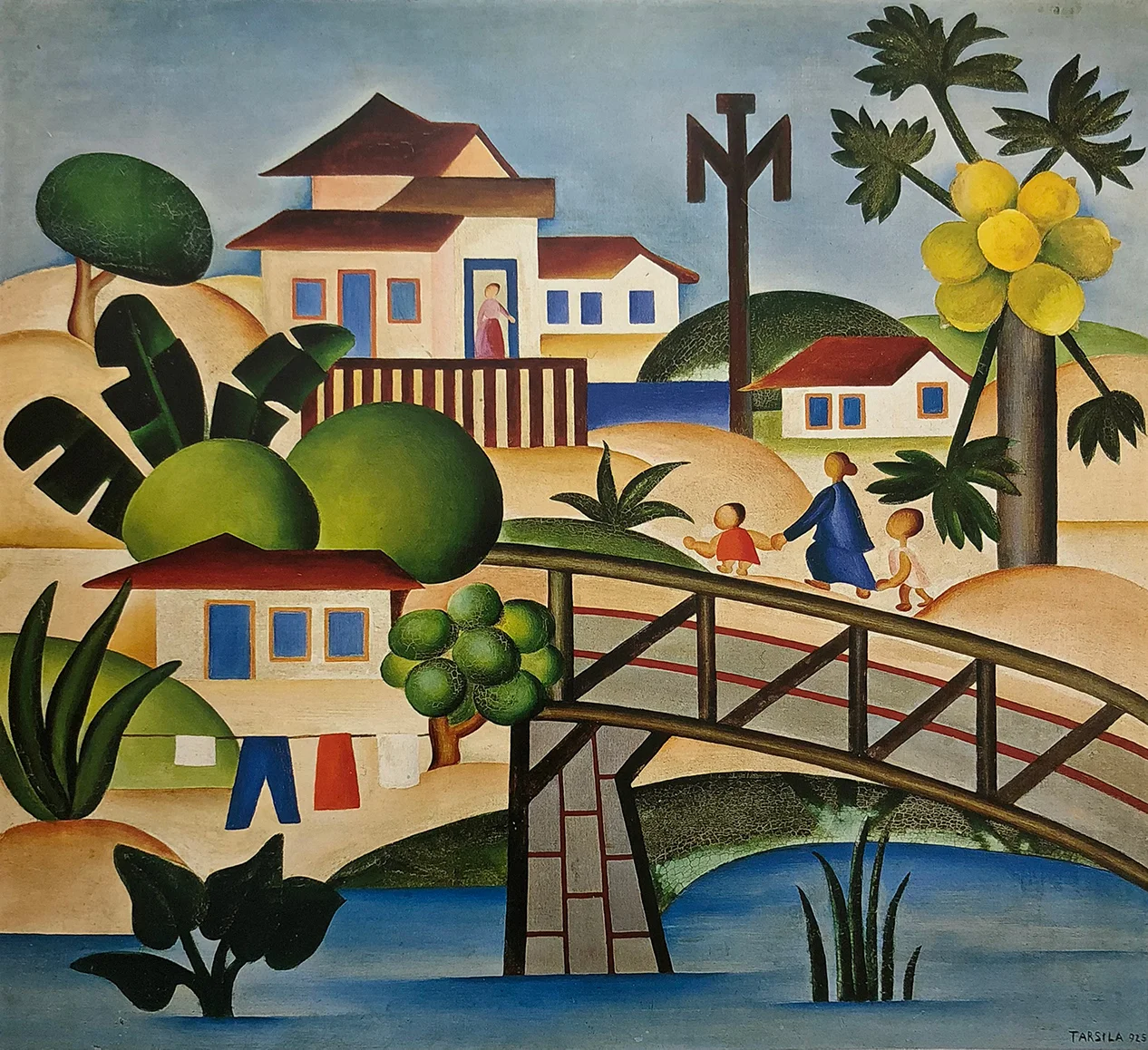16. Tarsila do Amaral, The Papaya Tree , c. 1925, Coleção de Artes Visuais do Instituto de Estudos Brasileiros da Universidade de São Paulo. Tarsila do Amaral: Inventing Modern Art in Brazil , 2018, MoMA, New York