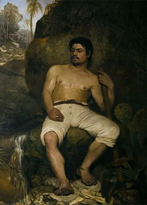 17. José Ferraz de Almeida Júnior, O Derrubador Brasileiro , c. 1879. Museu Nacional de Belas Artes, Rio de Janeiro