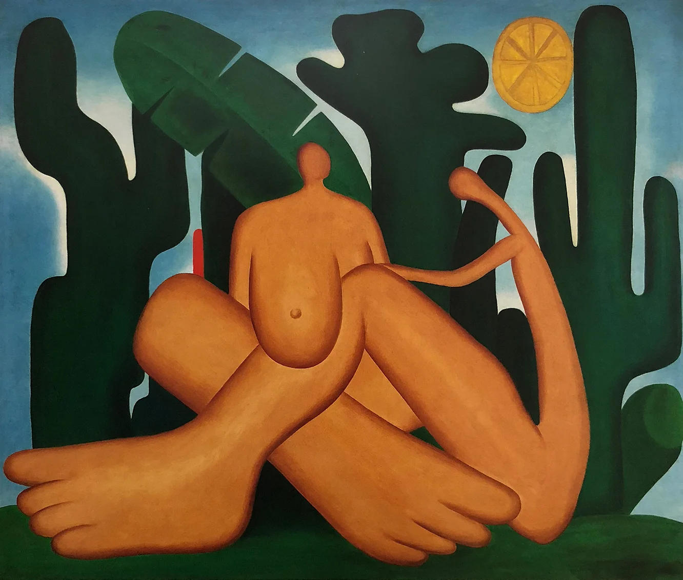 18. Tarsila do Amaral, Anthropophagy , c. 1929, Acervo da Fundação José e Paulina Nemirovsky | Pinacoteca do Estado de São Paulo. Tarsila do Amaral: Inventing Modern Art in Brazil , 2018, MoMA, New York