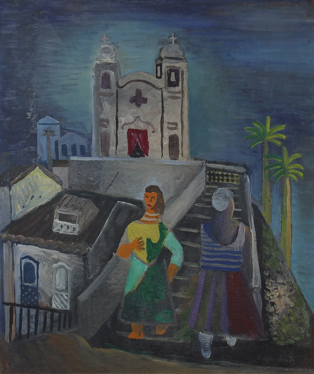 2. Emiliano Di Cavalcanti, Woman from Bahia, n. d. Brighton and Hove Museums and Galleries . The Art of Diplomacy - Brazilian Modernism Painted For War , 2018. Embassy of Brazil London
