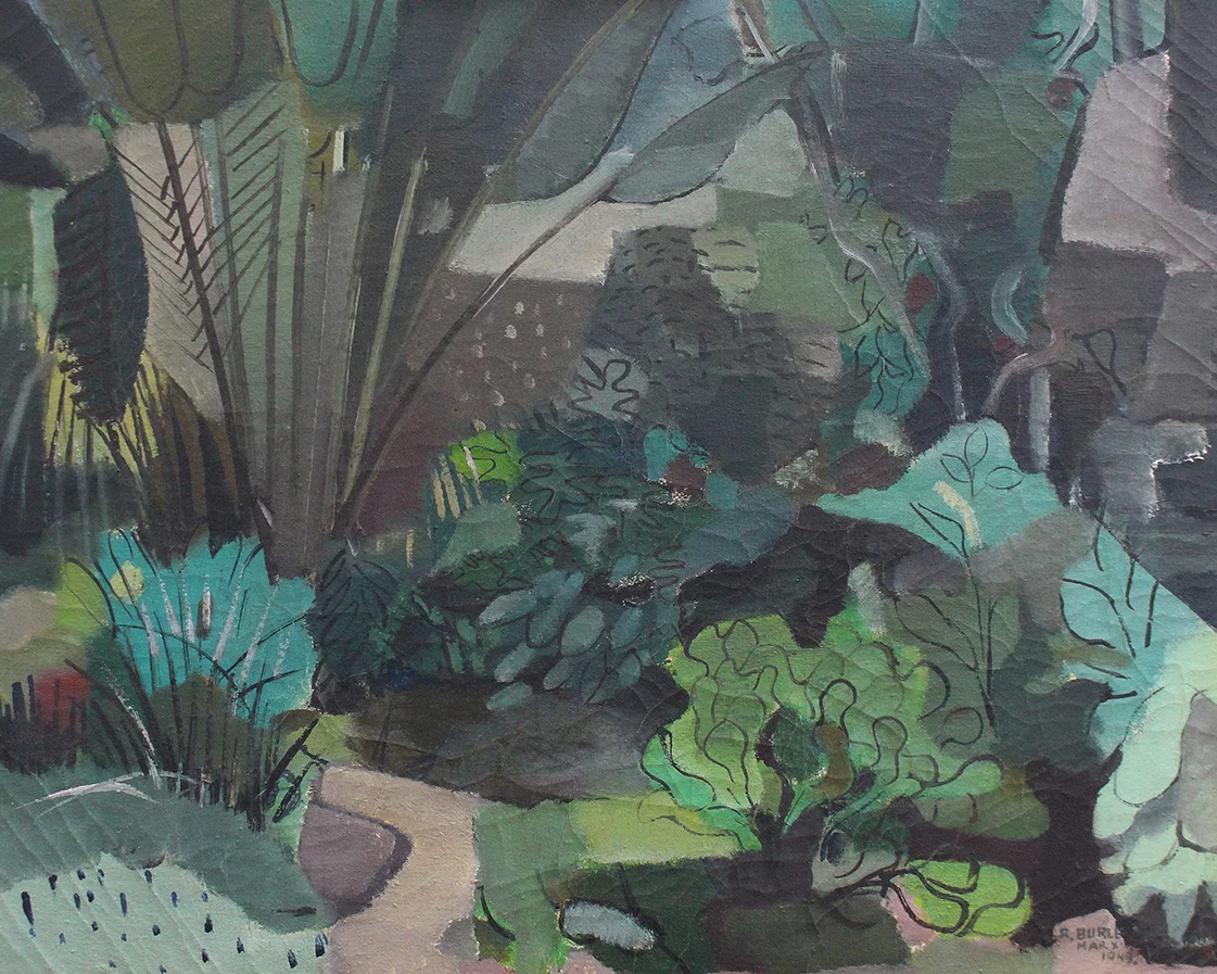 25. Roberto Burle Marx, Landscape , c. 1943, Brighton and Hove Museums and Art Galleries. The Art of Diplomacy - Brazilian Modernism Painted For War , 2018. Embassy of Brazil London