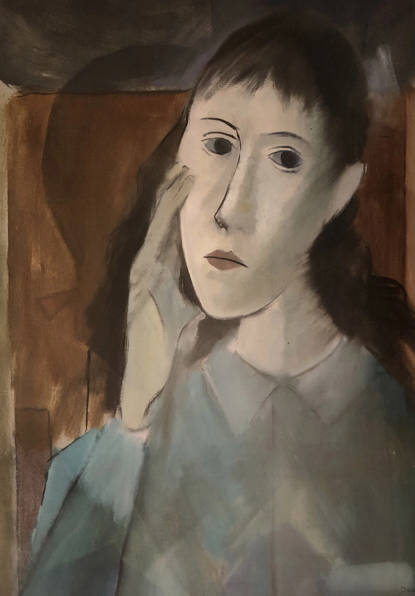 28. Milton DaCosta, Head of a Girl , c. 1942, Plymouth Museums and Galleries. The Art of Diplomacy - Brazilian Modernism Painted For War , 2018. Embassy of Brazil London