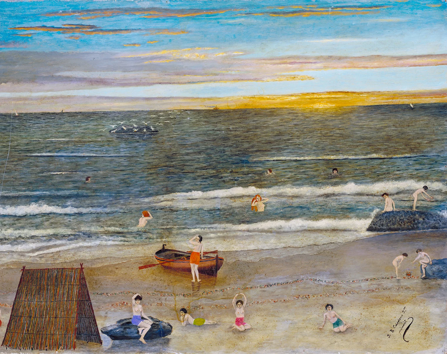29. Cardoso Júnior, They Amuse Themselves , c. 1935 - 40, Tate. The Art of Diplomacy - Brazilian Modernism Painted For War , 2018. Embassy of Brazil London