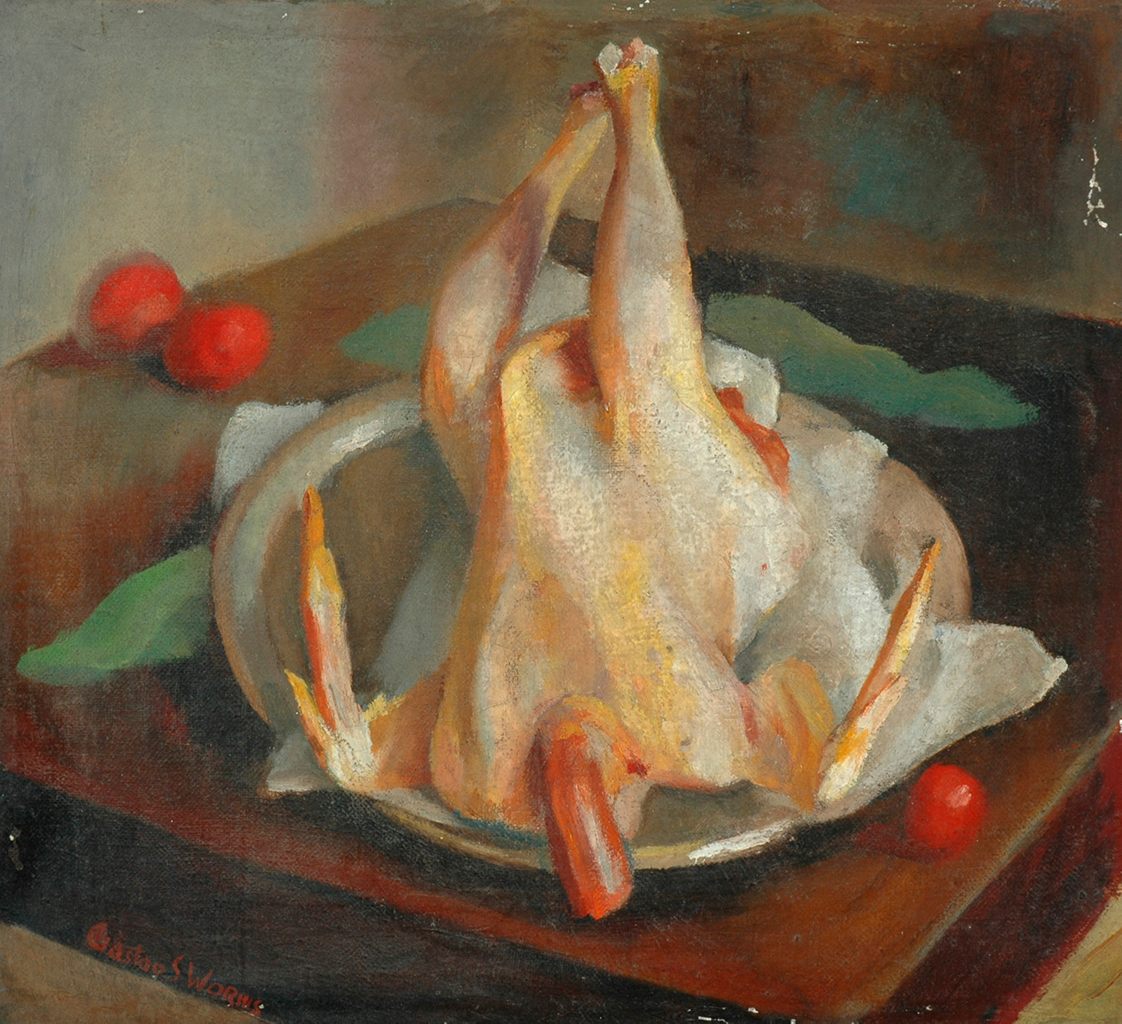 3. Gastão Worms, Still Life n. d. The Hepworth Wakefield. The Art of Diplomacy - Brazilian Modernism Painted For War , 2018. Embassy of Brazil London