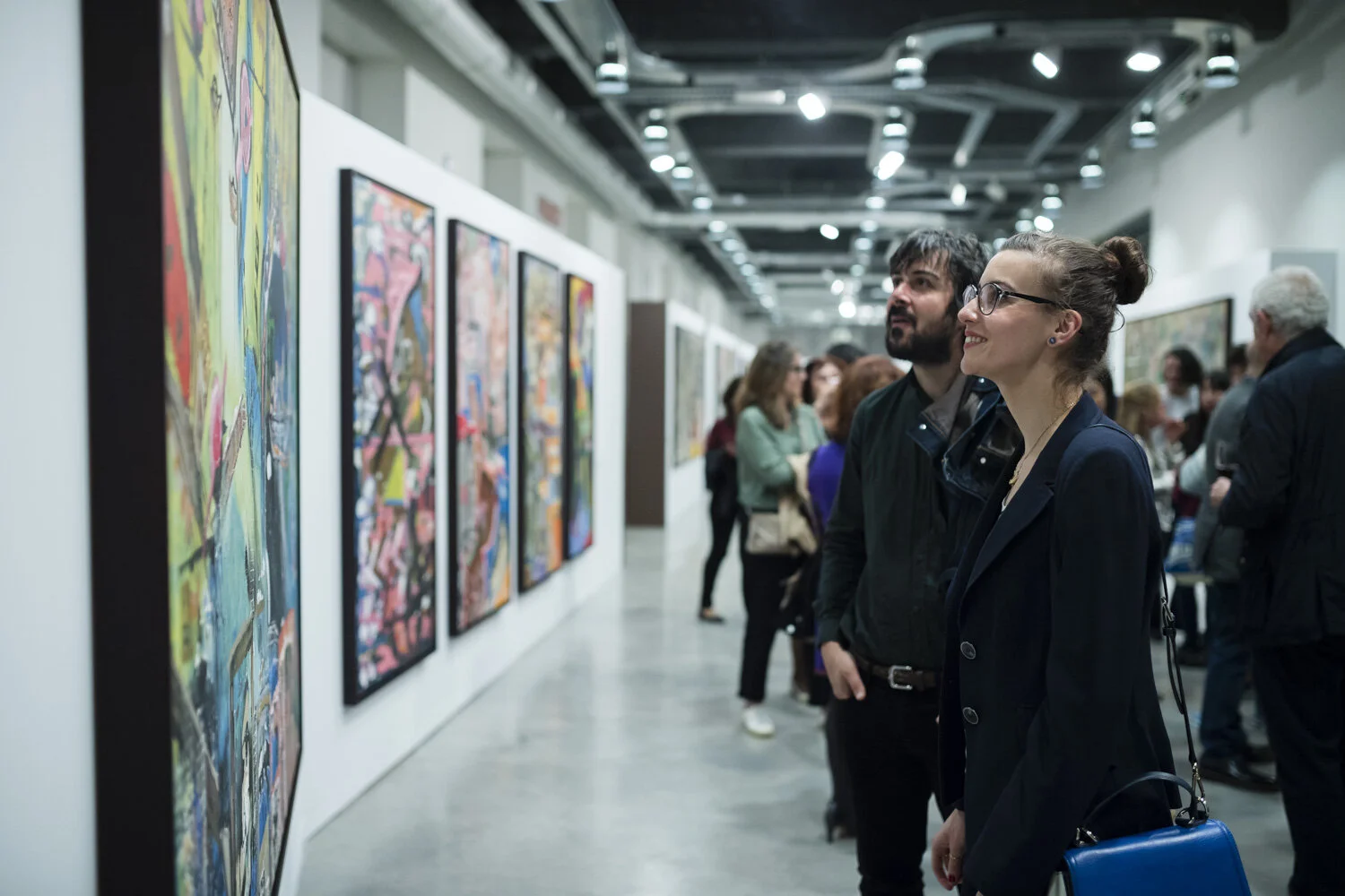 52. Artist Carlinhos Brown's solo exhibition, La mirada que escucha , at Telefonica Foundation, Madrid, 2019. Image: Javier Arias