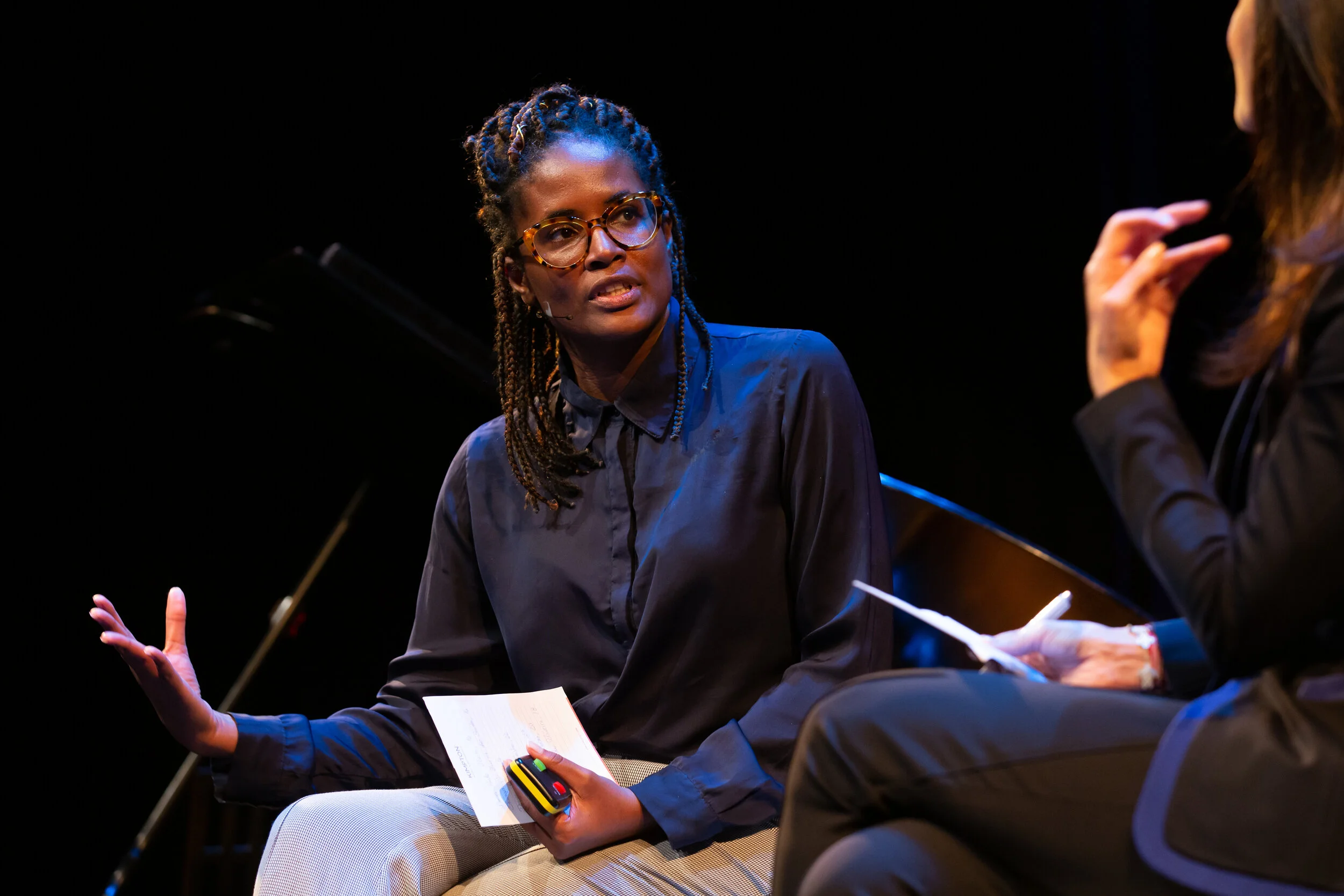 17. The author Djamila Ribeiro at the Prince Claus Fund in the Netherlands. Image: Maarten van Haaff