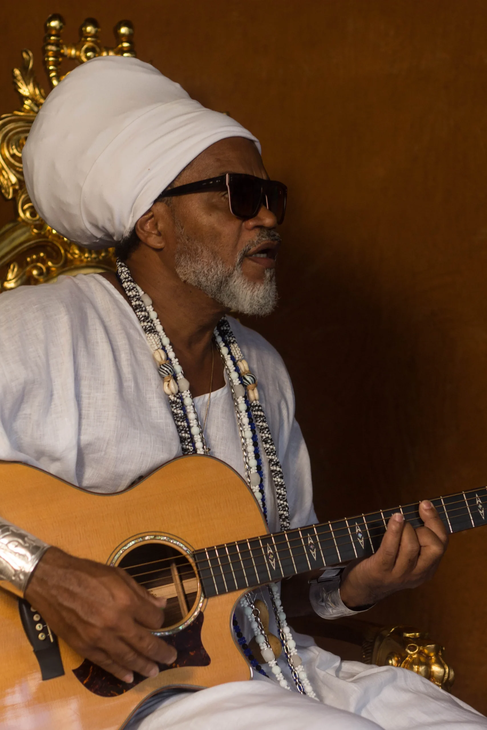 54. Artist Carlinhos Brown performing in the Candeal for Brazil, the untold story, Salvador . Image: Iajima Silena