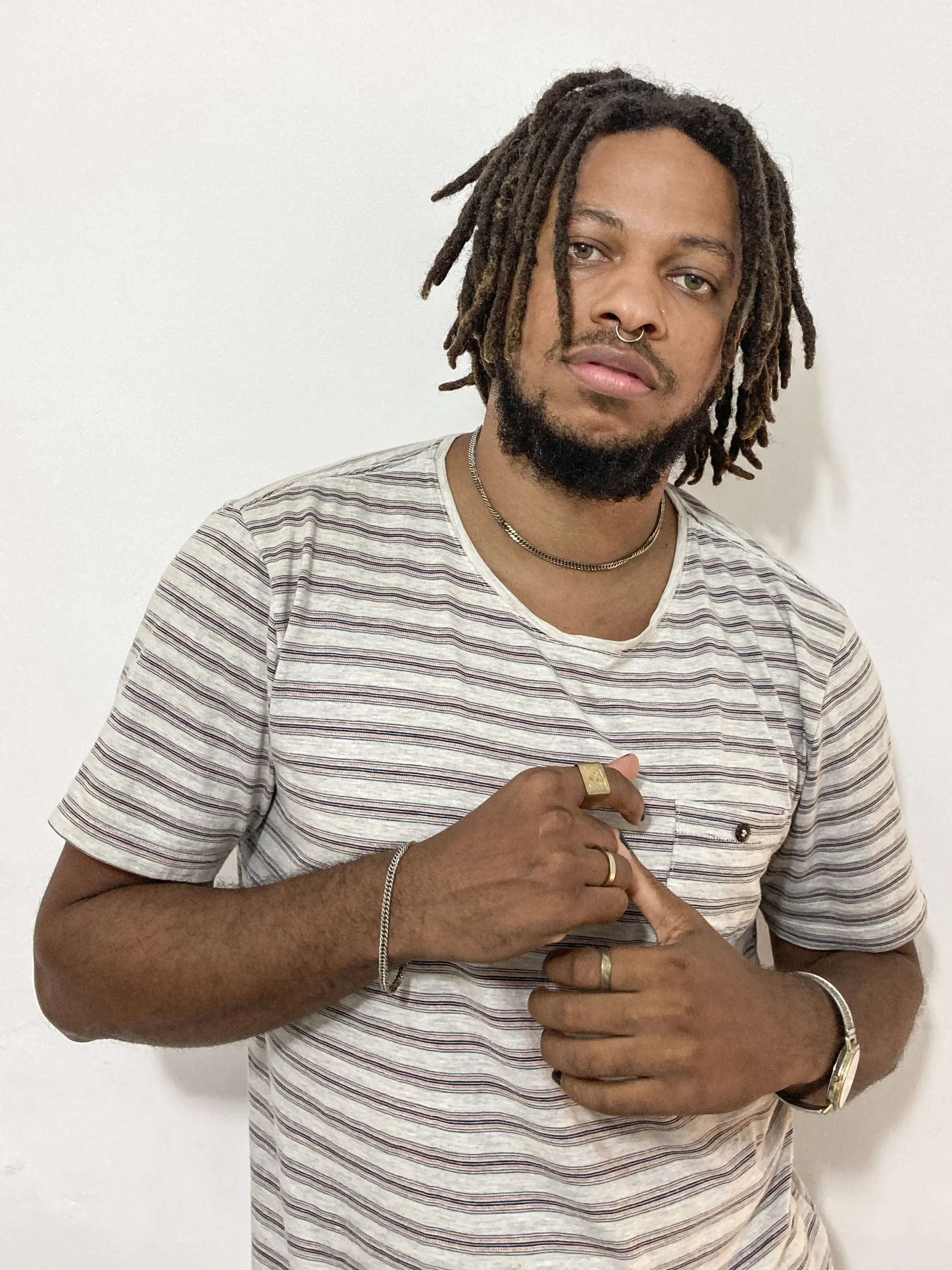 32. Visual Artist Maxwell Alexandre's portrait. Courtesy of Maxwell Alexandre Studio and David Zwirner Gallery
