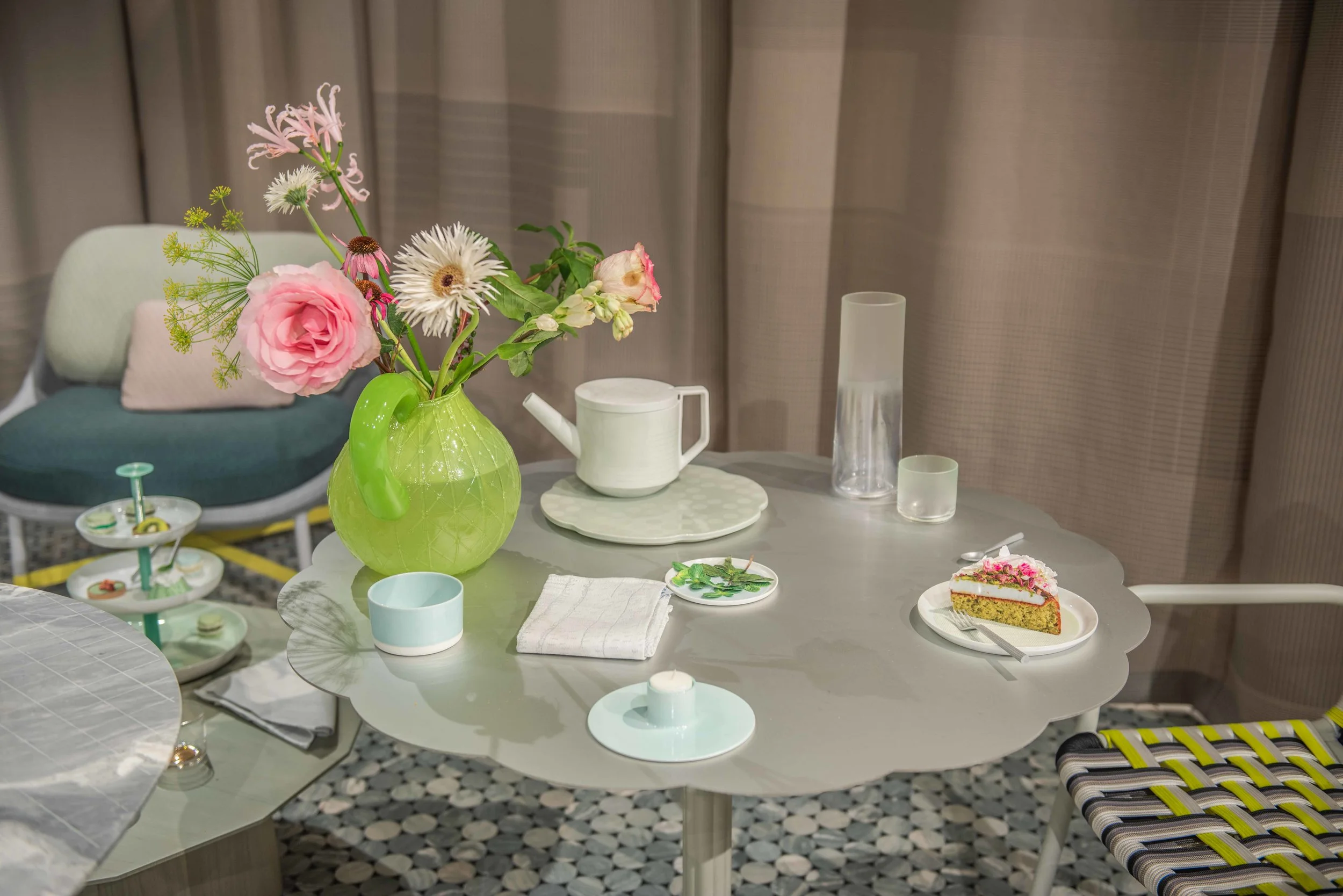 Time for Tea installation at Fortnum & Mason, Scholten & Baijins. Photo by Charles Emerson.